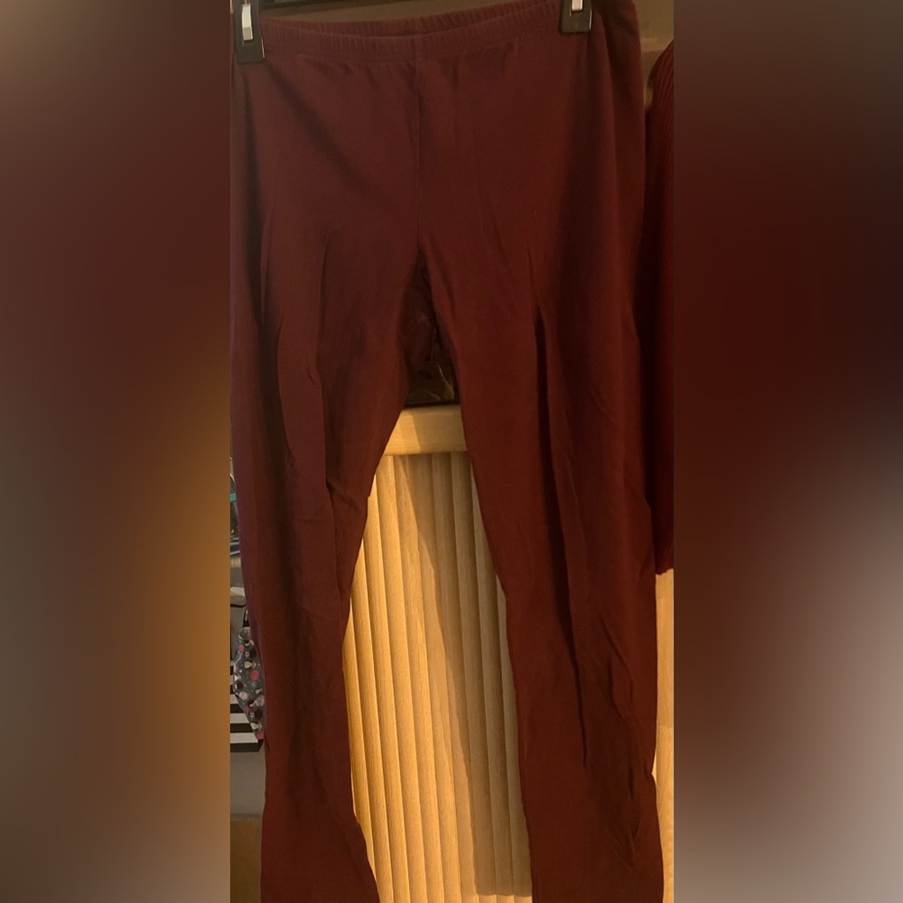 SO Maroon Leggings